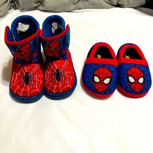 Spider-Man Slippers Size 9-10